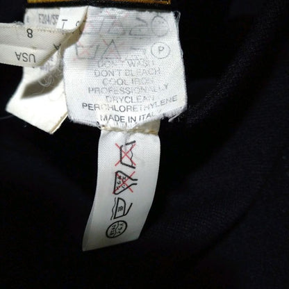 Fendi Dress Size 42 M Beautiful Women's - Black Sleeveless/knee Length