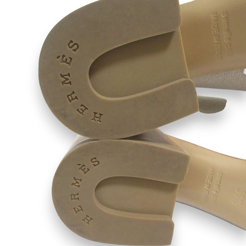 Hermes Volvere 60 Click Se Nue Motif Knit Short Boots 36.5 Approx 23.5cm