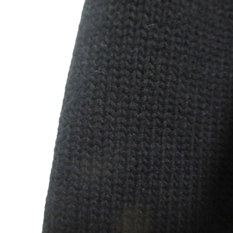 23AW Prada Wool Cashmere 3D Logo Crew Neck Long Sleeve Pullover Knit Sweater