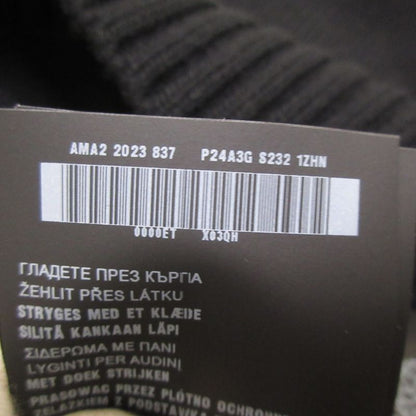 23AW Prada Wool Cashmere 3D Logo Crew Neck Long Sleeve Pullover Knit Sweater