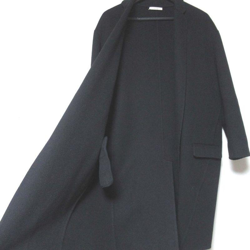 Good Celine Phoebe Period Wool Open Front Egg Crombie Coat 36 Size 155/84a