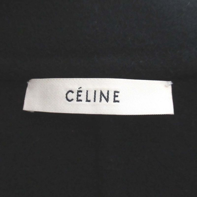 Good Celine Phoebe Period Wool Open Front Egg Crombie Coat 36 Size 155/84a