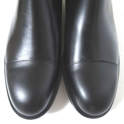 Unused Louis Vuitton LV Buckle Leather Side Gore Short Boots Size 6.5 Equivalent