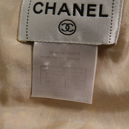 04P Chanel Coco Mark V Neck Tweed Dress P22994 Multicolor Women's Used