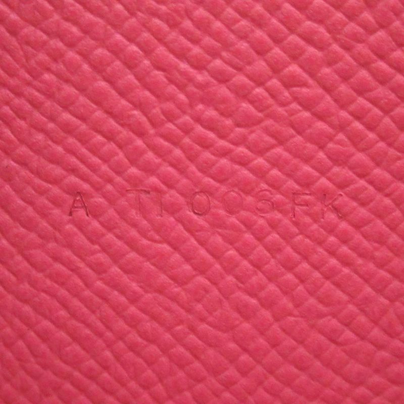 Hermes Vaux Epson Constance Long Wallet Long Wallet Engraved A Rose Azalee