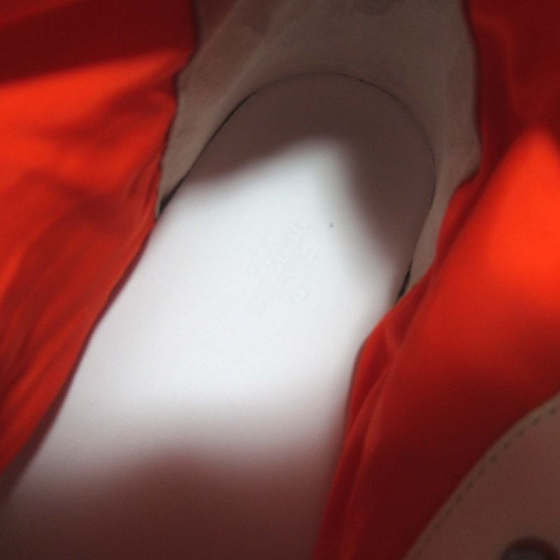 Hermes Fresh Nylon And Leather Lace-up Short Boots Size 37 Equivalent To 24cm