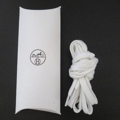 Hermes Fresh Nylon And Leather Lace-up Short Boots Size 37 Equivalent To 24cm