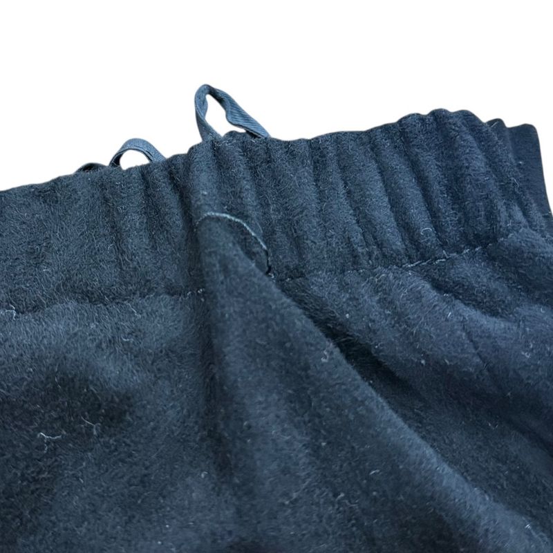 20b Chanel Lambskin Suede Coco Mark Skinny Pants P64980 36 Black Ladies Used
