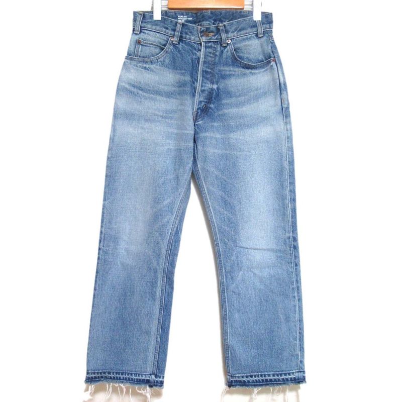 Celine Wesley Low Rise Jeans Cut Off Denim Pants W_re_014 N845 206t 08pi W26