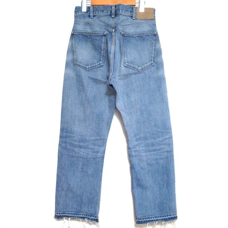 Celine Wesley Low Rise Jeans Cut Off Denim Pants W_re_014 N845 206t 08pi W26