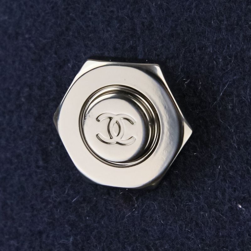 Chanel Coco Mark Button Double Jacket Skirt Setup P59157/p59069 Upper 34 Lower