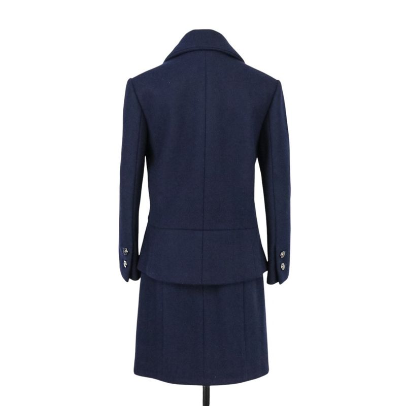 Chanel Coco Mark Button Double Jacket Skirt Setup P59157/p59069 Upper 34 Lower
