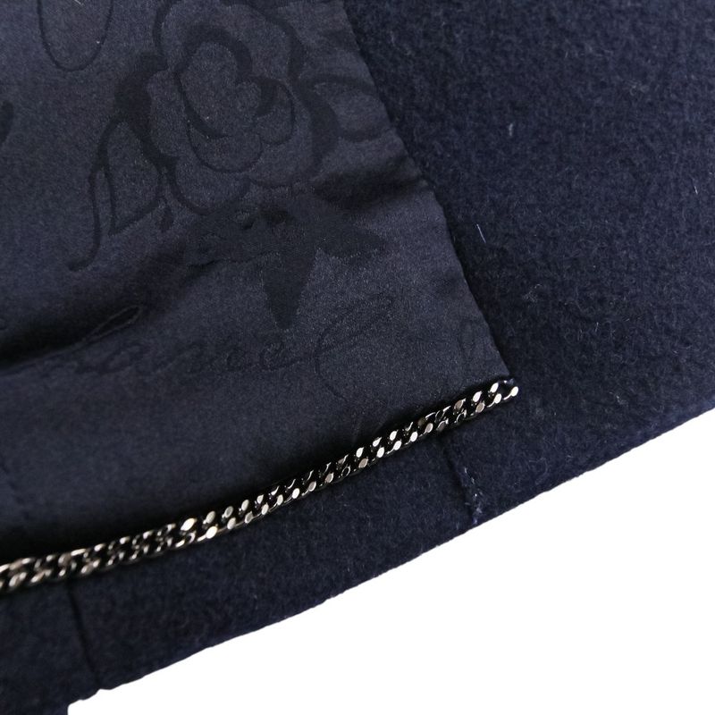 Chanel Coco Mark Button Double Jacket Skirt Setup P59157/p59069 Upper 34 Lower