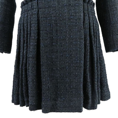 20ss Chanel Look Published Coco Mark Tweed Double Breasted Jacket Dress P64017