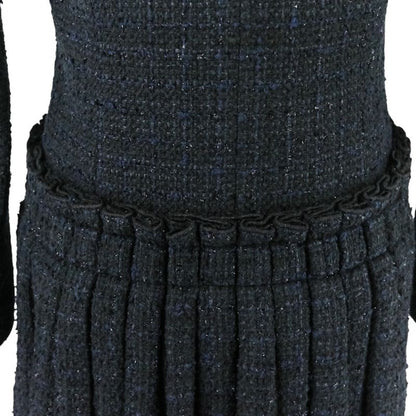 20ss Chanel Look Published Coco Mark Tweed Double Breasted Jacket Dress P64017