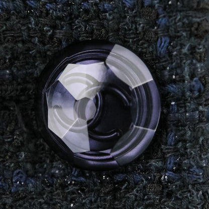 20ss Chanel Look Published Coco Mark Tweed Double Breasted Jacket Dress P64017