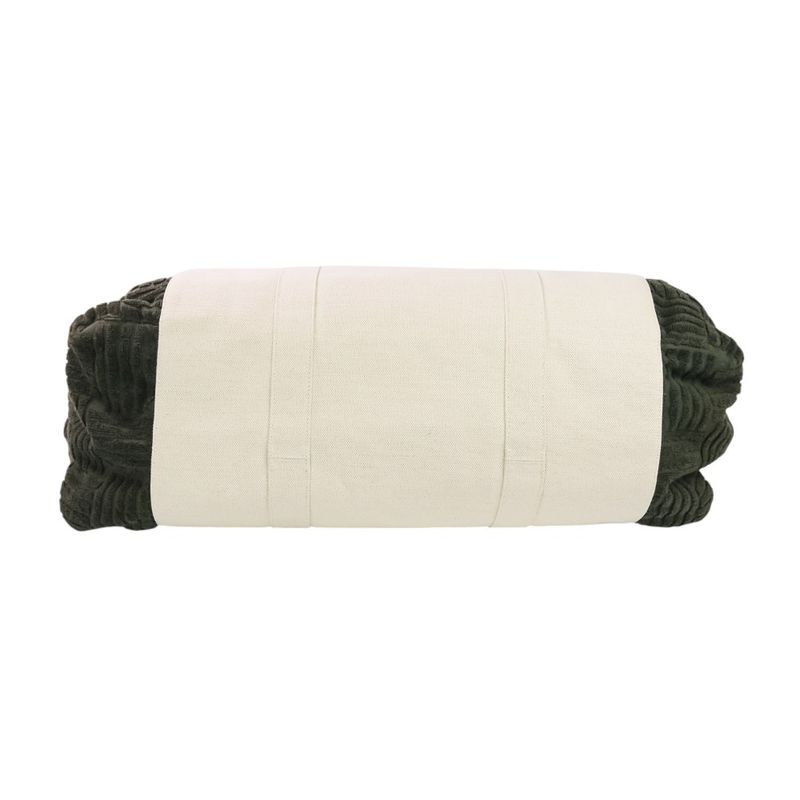 Bottega Veneta Canvas Mix Jacquard Travel Bag Boston Bag 709442 Green Men