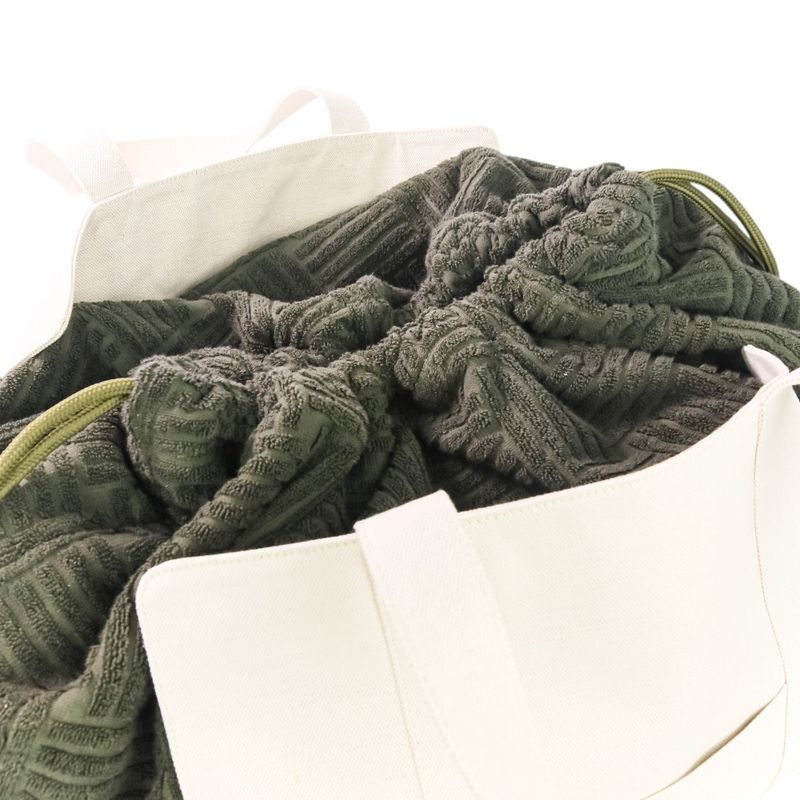 Bottega Veneta Canvas Mix Jacquard Travel Bag Boston Bag 709442 Green Men