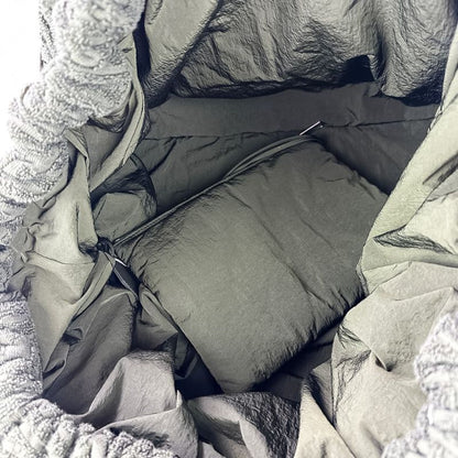 Bottega Veneta Canvas Mix Jacquard Travel Bag Boston Bag 709442 Green Men