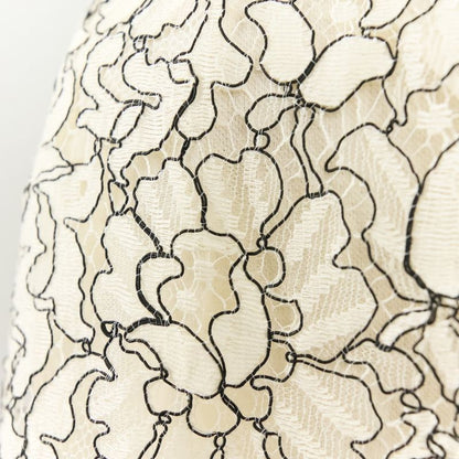 Unused Chanel 16c Camellia Lace Blouse Skirt Setup P53157/p53158 Size 34 White