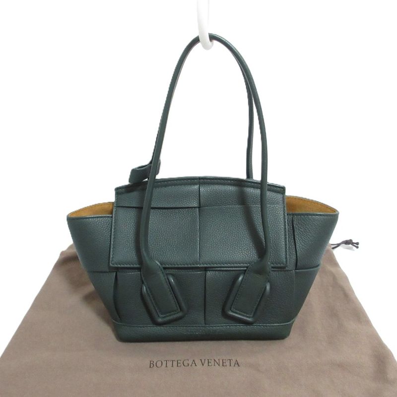 Good Bottega Veneta Mini the Arco 2way Handbag Shoulder Bag 600606 Green Ladies