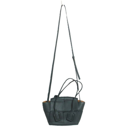 Good Bottega Veneta Mini the Arco 2way Handbag Shoulder Bag 600606 Green Ladies