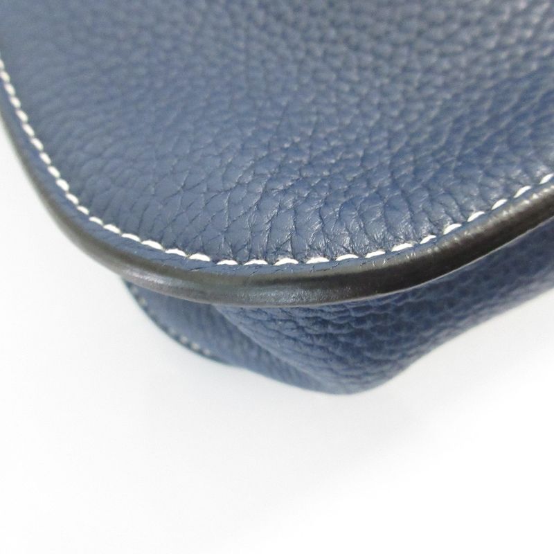 Hermes Arsan 31 Taurillon Clemence 3way Handbag Crossbody One Shoulder Bag Navy