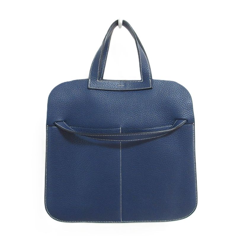 Hermes Arsan 31 Taurillon Clemence 3way Handbag Crossbody One Shoulder Bag Navy