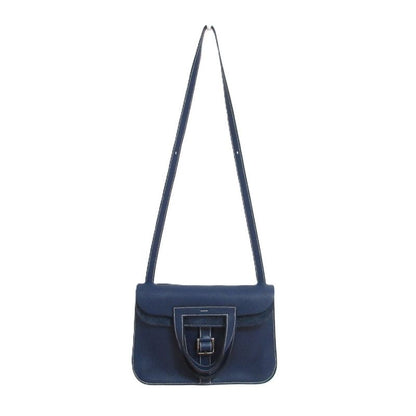 Hermes Arsan 31 Taurillon Clemence 3way Handbag Crossbody One Shoulder Bag Navy