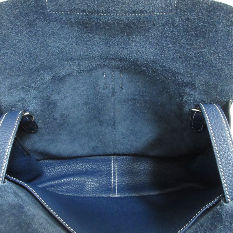 Hermes Arsan 31 Taurillon Clemence 3way Handbag Crossbody One Shoulder Bag Navy