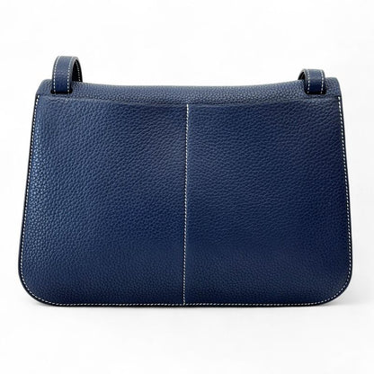 Hermes Arsan 31 Taurillon Clemence 3way Handbag Crossbody One Shoulder Bag Navy
