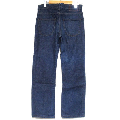 Hermes Leather Patches Serie Button Denim Pants Jeans Size 40 Indigo Blue Mens