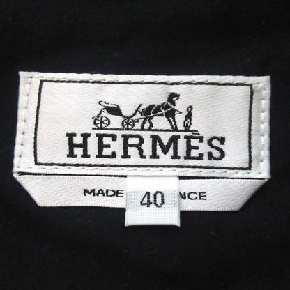 Hermes Leather Patches Serie Button Denim Pants Jeans Size 40 Indigo Blue Mens