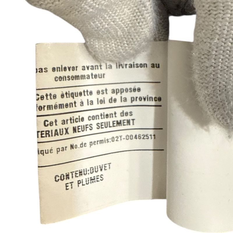 Good Prada Triangle Logo Plate Down Jacket Size 48 Navy Men's Used