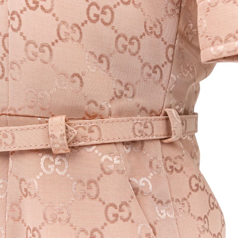 22aw Gucci GG Pattern Jumpsuit All-in-One 691496 Size 36 Pink Ladies Used