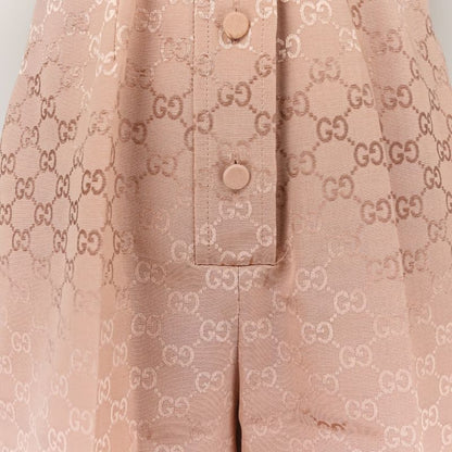 22aw Gucci GG Pattern Jumpsuit All-in-One 691496 Size 36 Pink Ladies Used