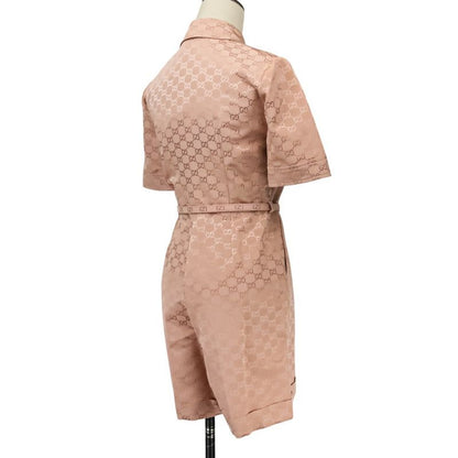 22aw Gucci GG Pattern Jumpsuit All-in-One 691496 Size 36 Pink Ladies Used