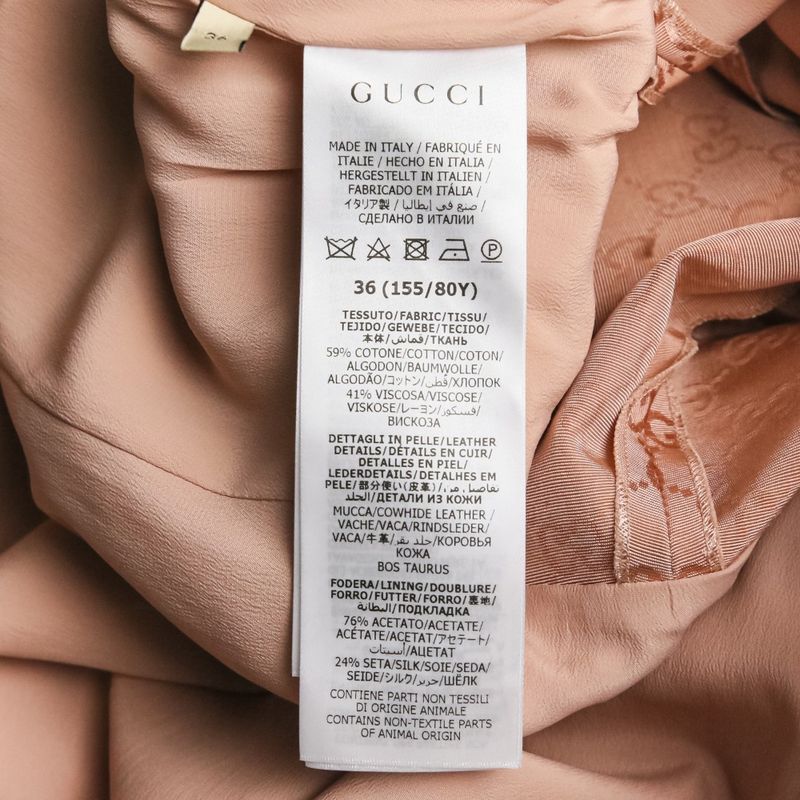 22aw Gucci GG Pattern Jumpsuit All-in-One 691496 Size 36 Pink Ladies Used