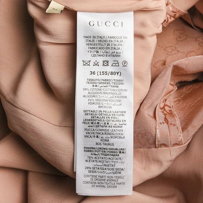 22aw Gucci GG Pattern Jumpsuit All-in-One 691496 Size 36 Pink Ladies Used