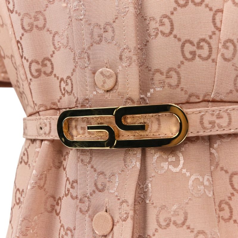 22aw Gucci GG Pattern Jumpsuit All-in-One 691496 Size 36 Pink Ladies Used