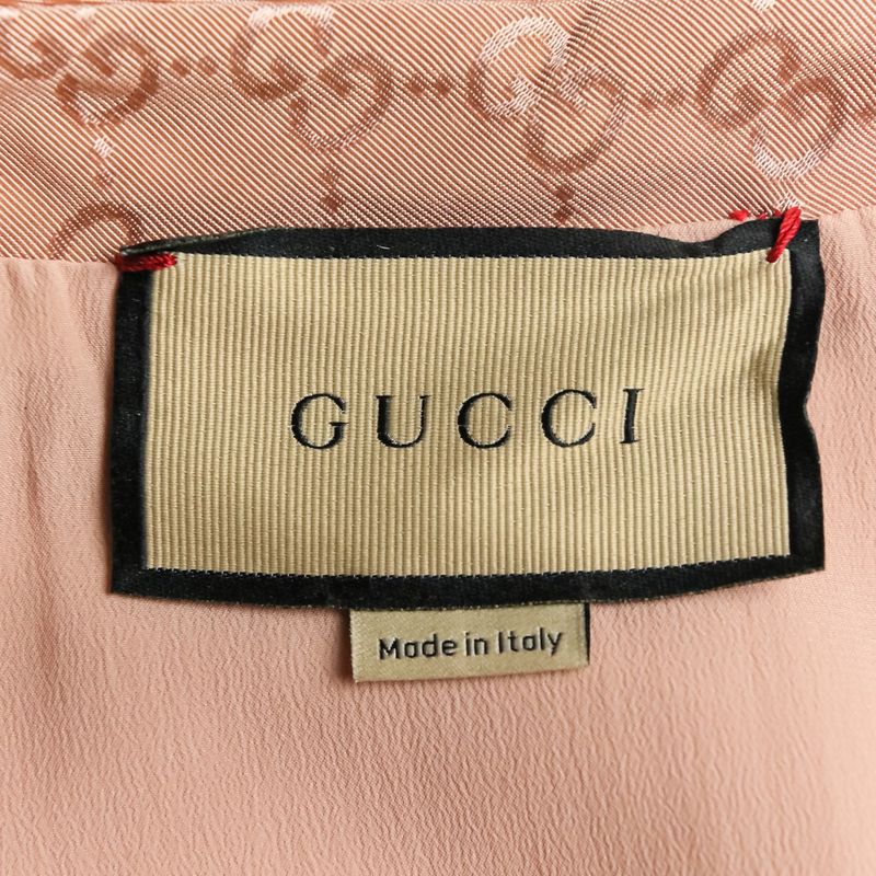 22aw Gucci GG Pattern Jumpsuit All-in-One 691496 Size 36 Pink Ladies Used