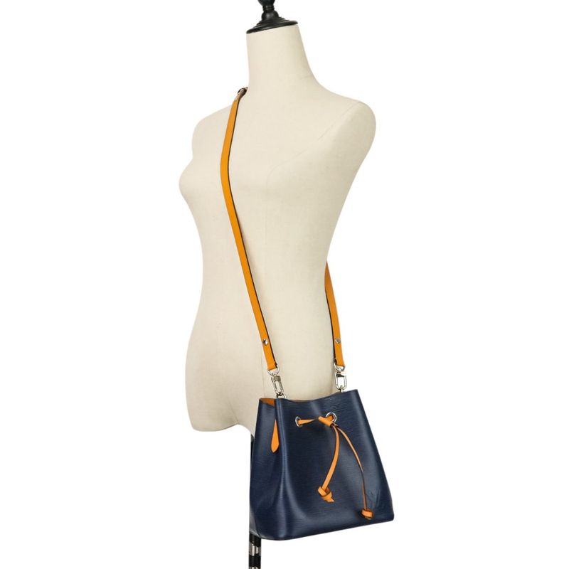 Good Louis Vuitton Epi Neonoe BB 2way Handbag Shoulder Bag M53610 Navy Orange