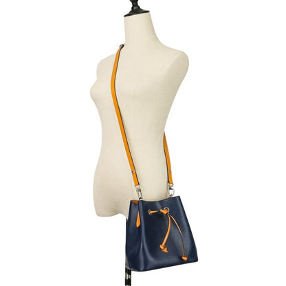 Good Louis Vuitton Epi Neonoe BB 2way Handbag Shoulder Bag M53610 Navy Orange