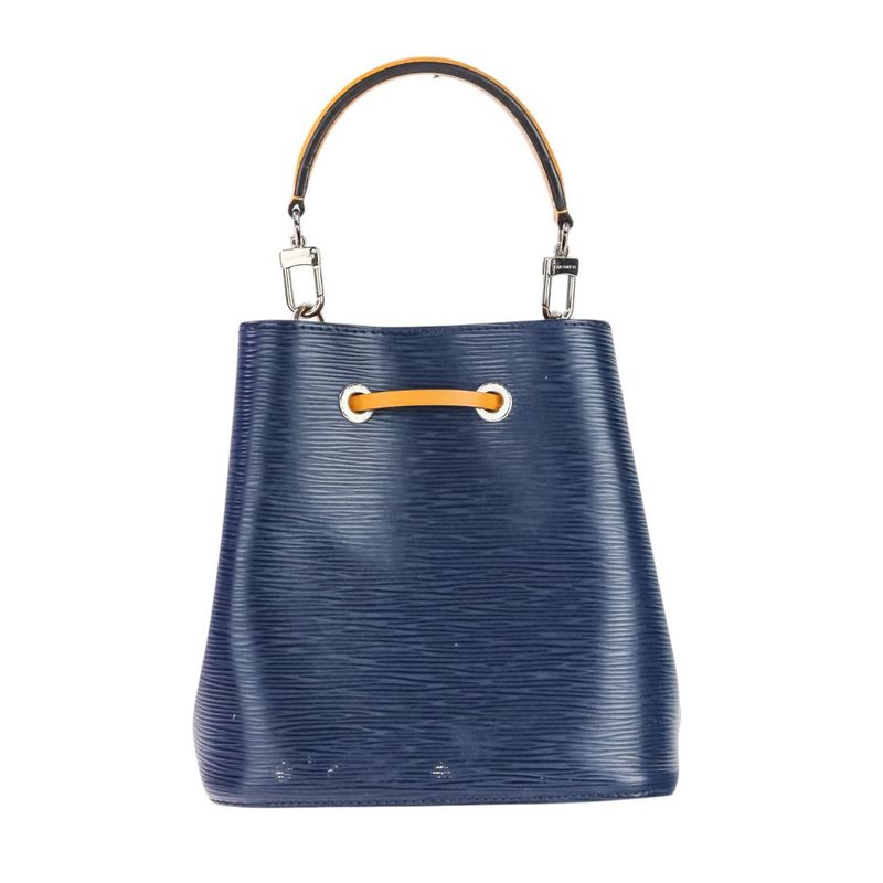 Good Louis Vuitton Epi Neonoe BB 2way Handbag Shoulder Bag M53610 Navy Orange