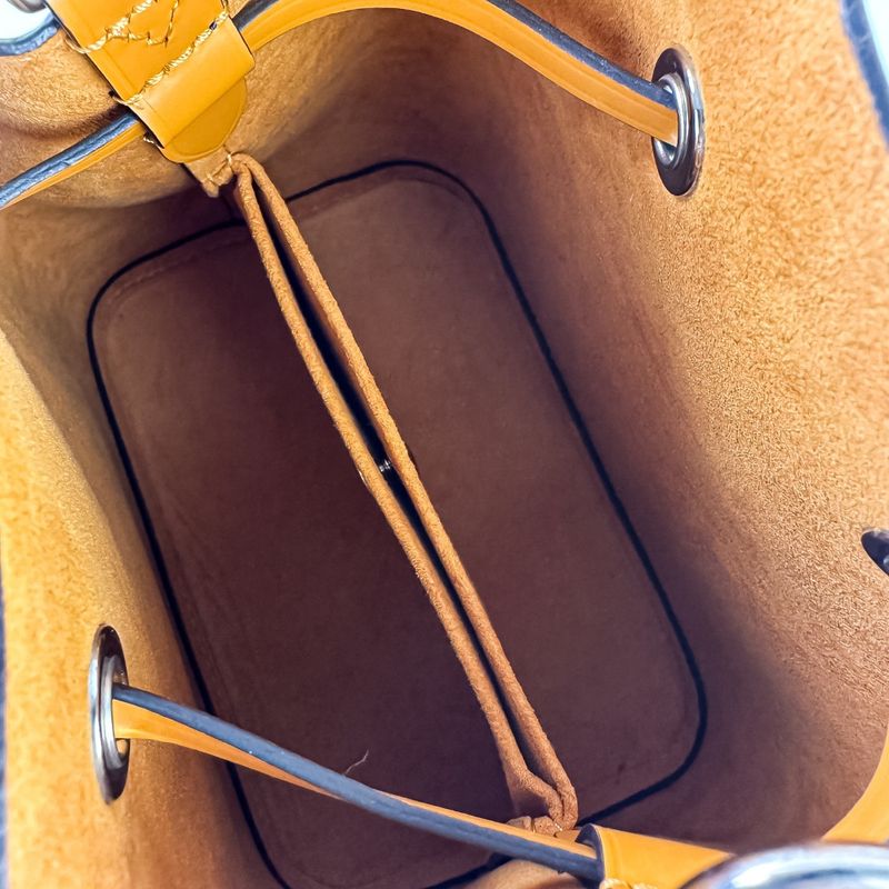 Good Louis Vuitton Epi Neonoe BB 2way Handbag Shoulder Bag M53610 Navy Orange