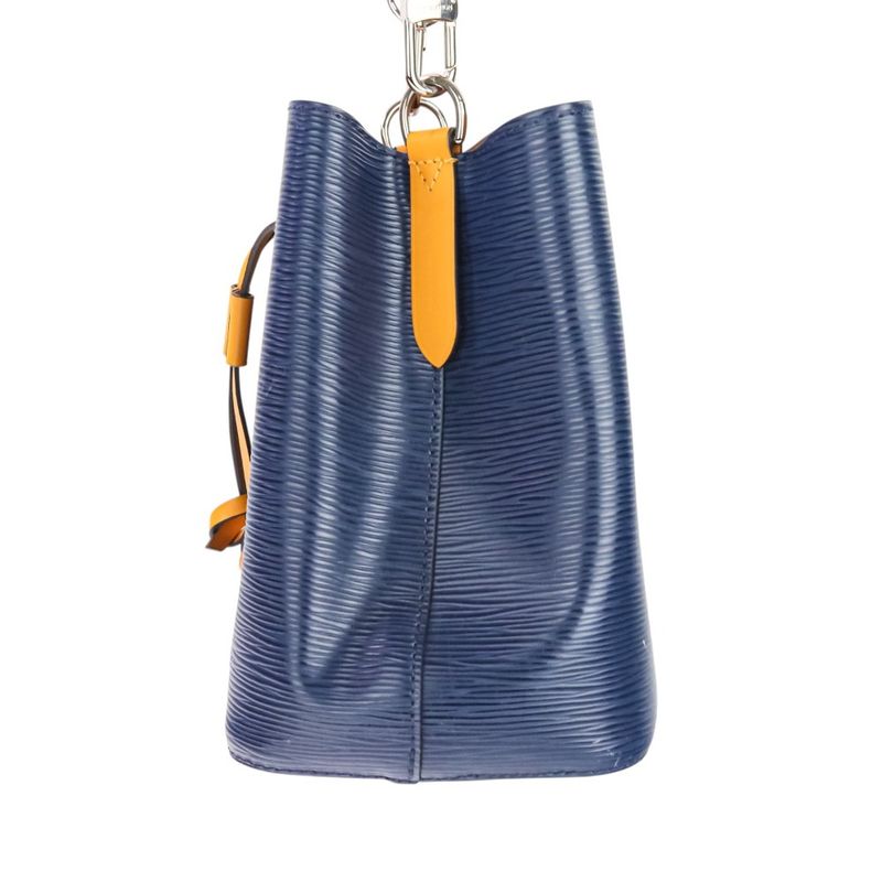 Good Louis Vuitton Epi Neonoe BB 2way Handbag Shoulder Bag M53610 Navy Orange