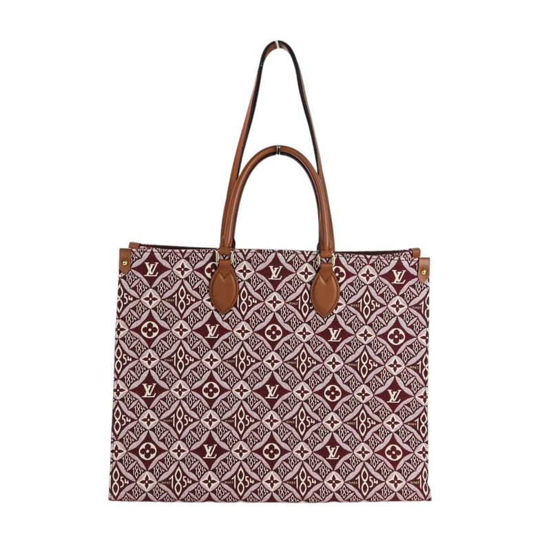 Louis Vuitton on the Go GM Monogram Jacquard 2way Tote Bag Shoulder Bag M57185