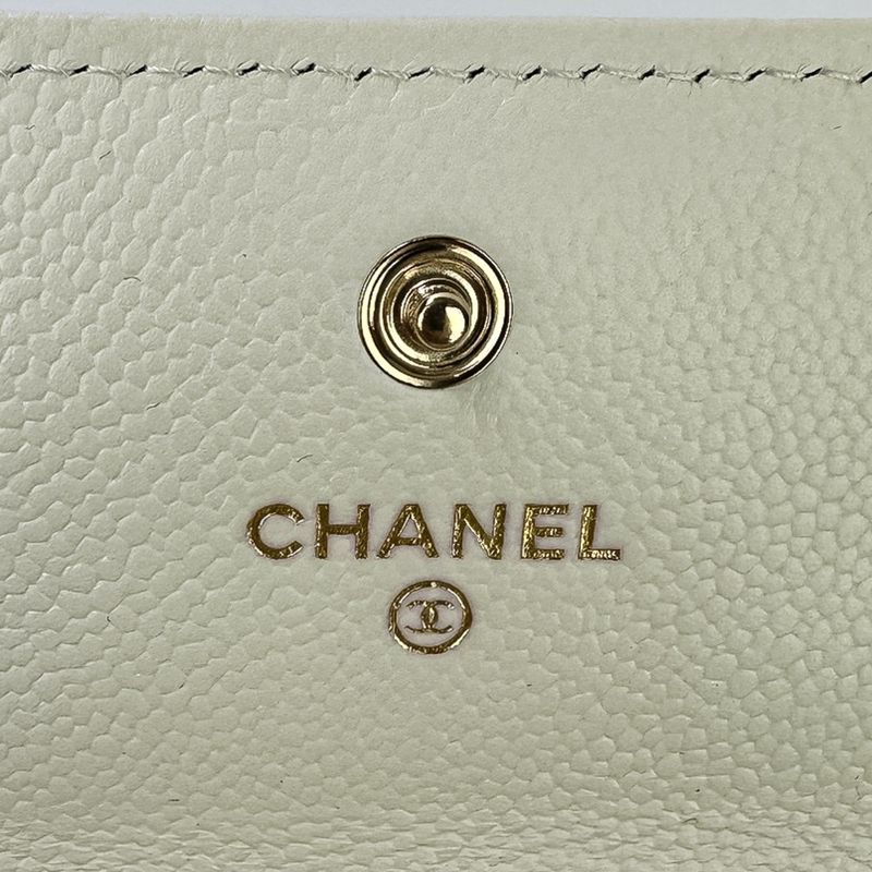 Chanel Boy Chanel Matelasse Caviar Skin Leather Long Wallet Long Wallet A80286
