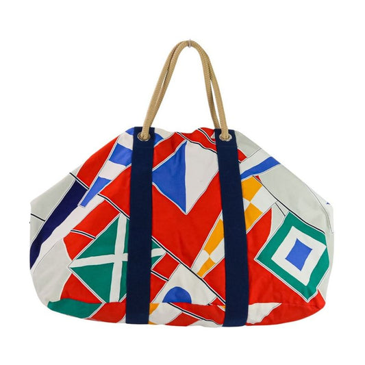 Good Hermes Beach Bag le Chien Decigal Tote Bag Multicolor Women's Used