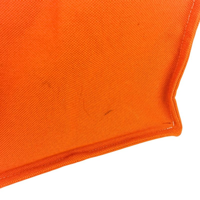 Hermes Sebas de Plage Tote Bag Beach Bag Torsade Marine Orange Brown Women's